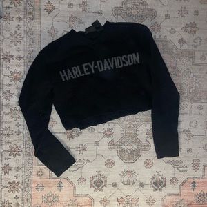Harley Davidson Cropped Sweater